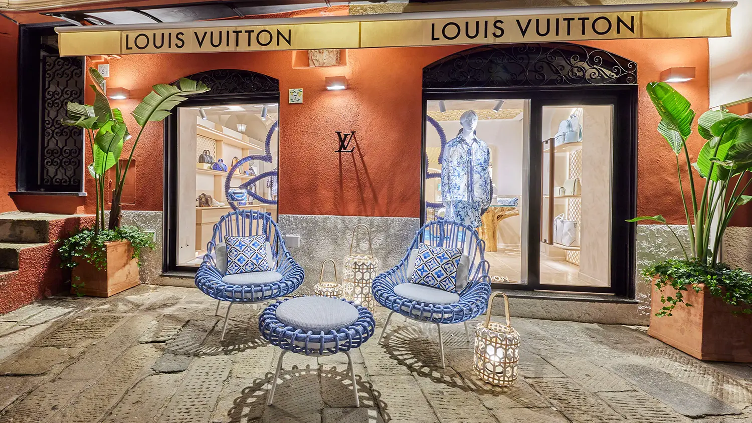 Louis Vuitton Capri Women store, Italy