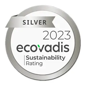 ecovadis sustainability silver medal